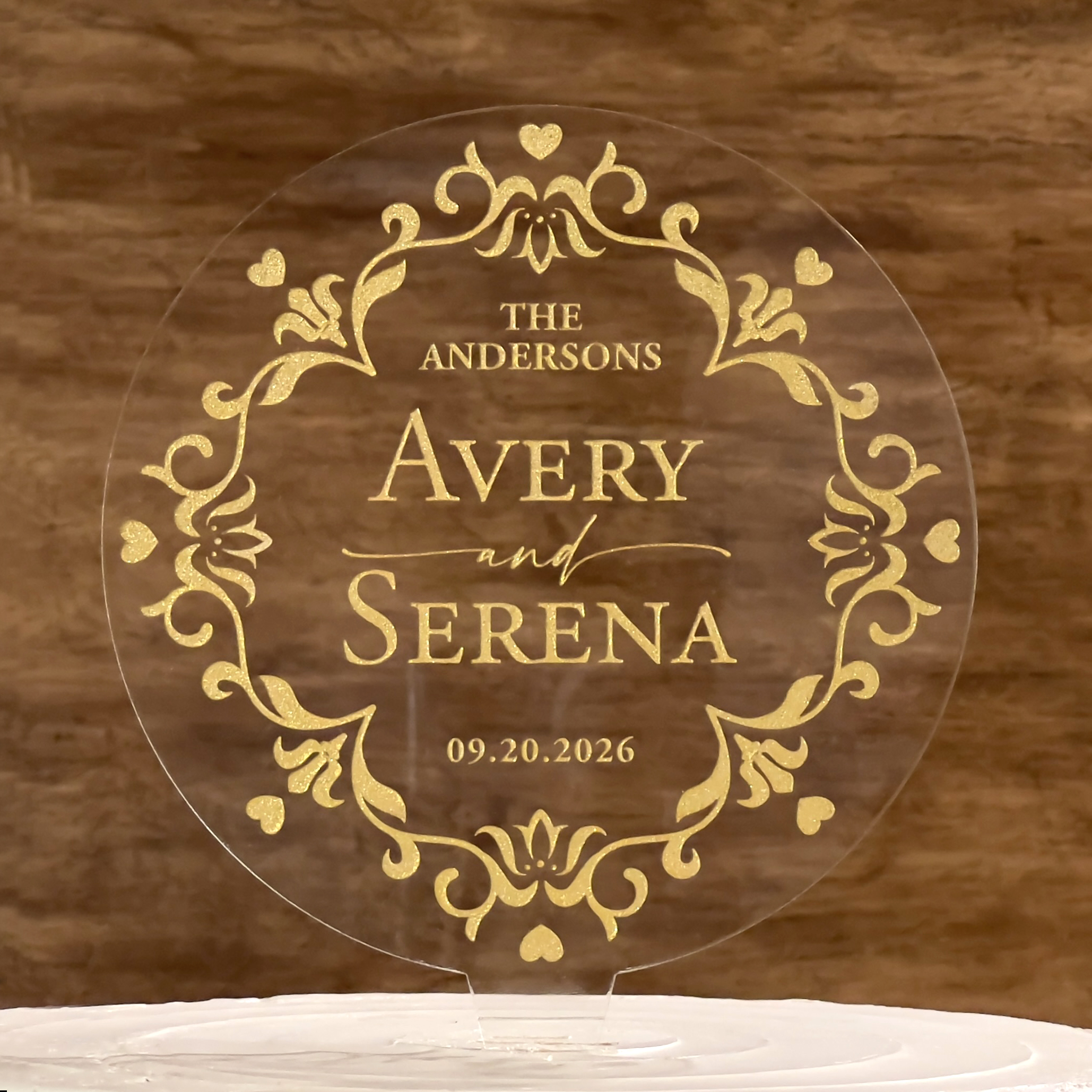 Elegant Wedding Cake Toppers: A Touch of Gilded-Age Romance
