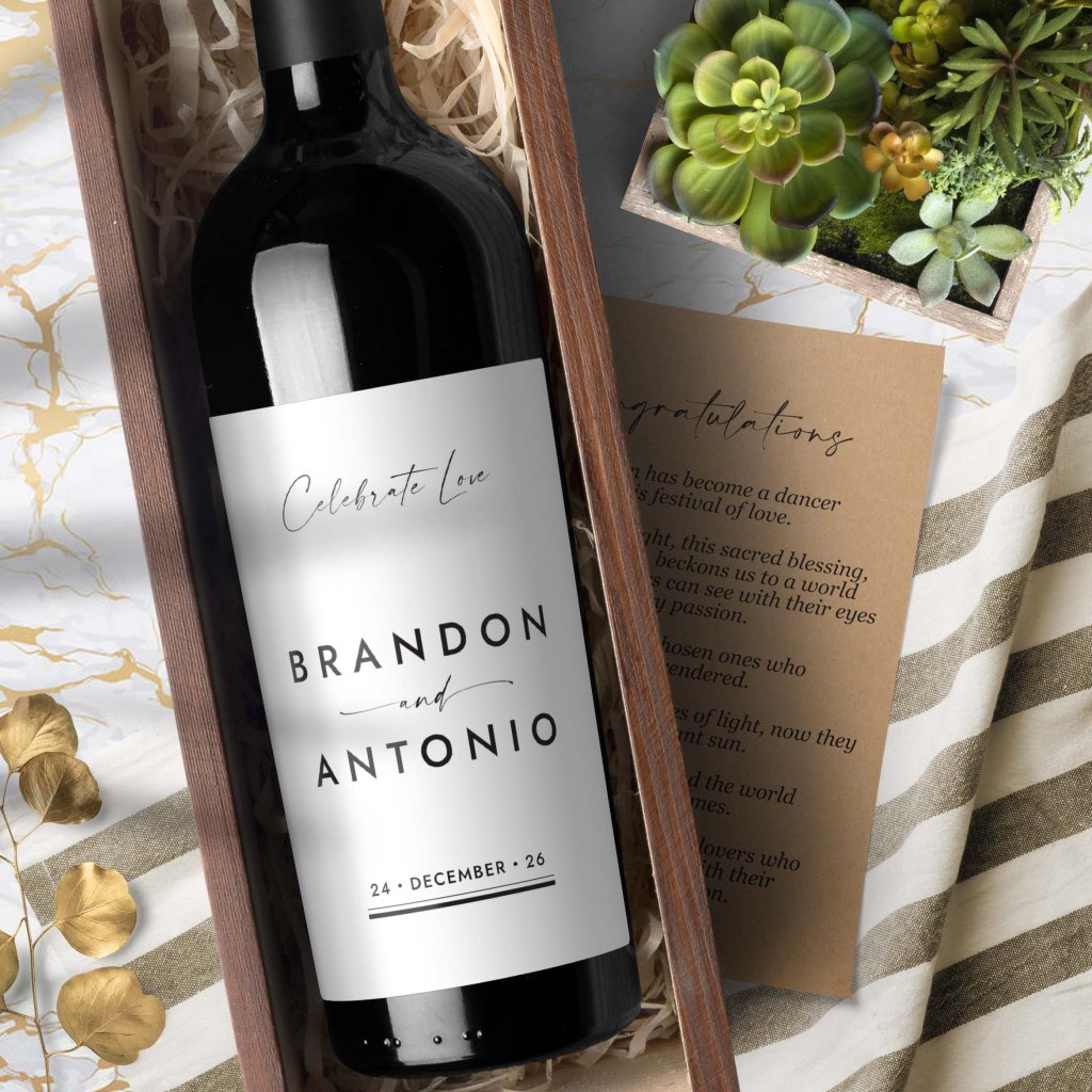 Elevate Your Gifts with Custom Labels for Wine and&nbsp;Champagne