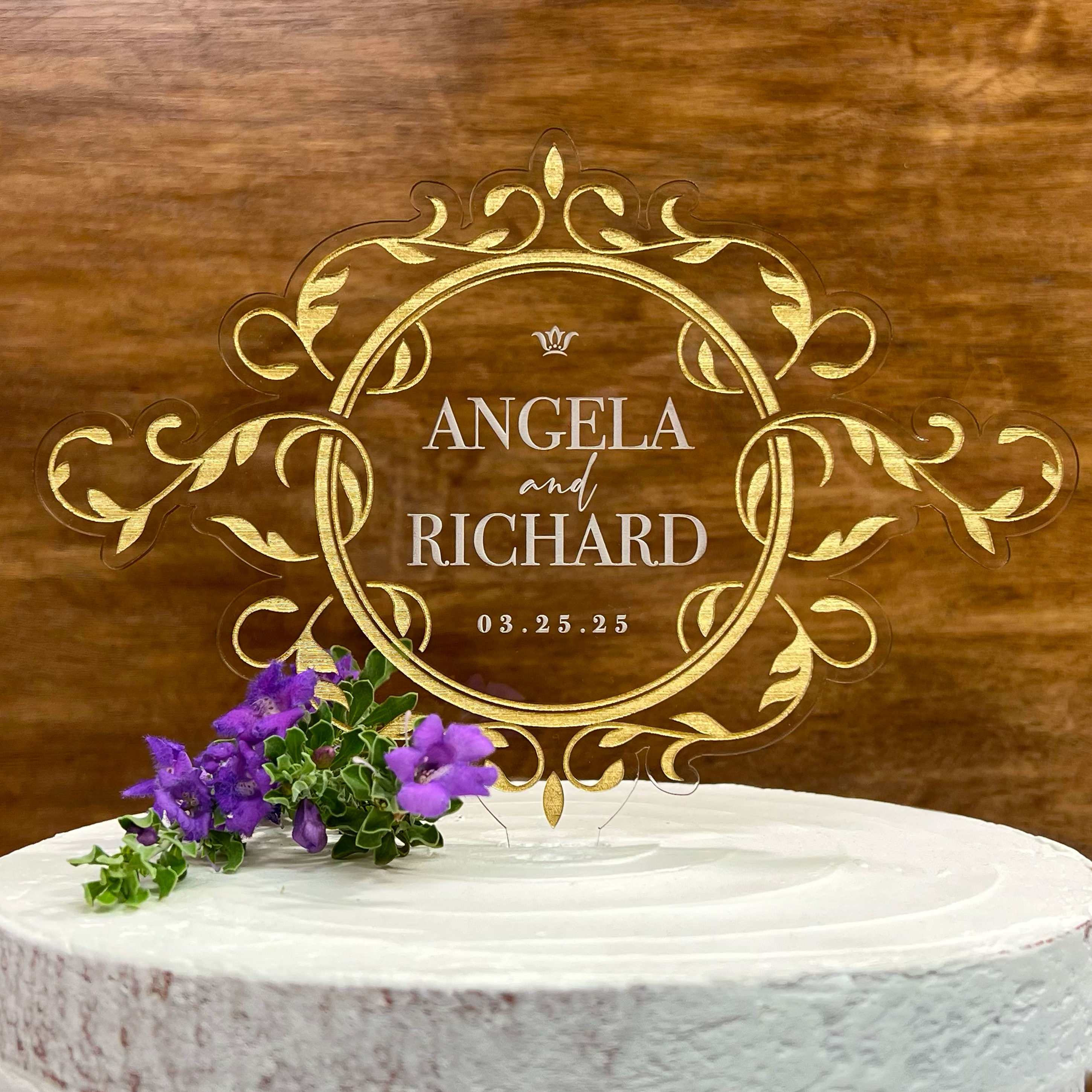 Vintage Style Wedding Cake Topper: Timeless Elegance for Your Gilded Age Romance