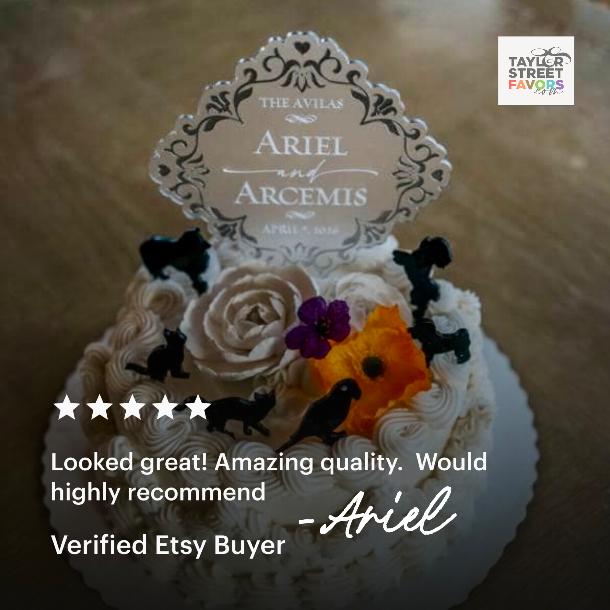 Congratulations Ariel & Arcemis! 🥂